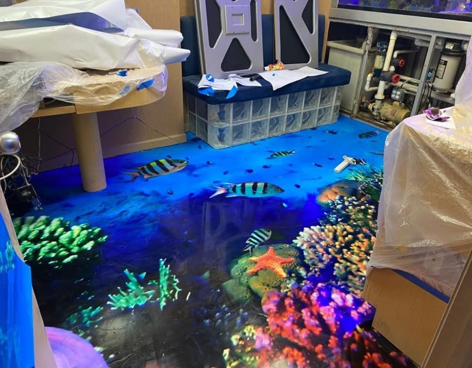 3D Epoxy Floor - Sea